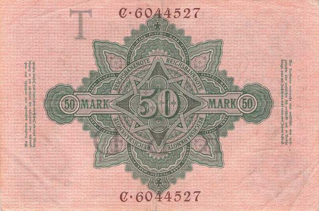 50 Mark 1910 ro.42 T/C